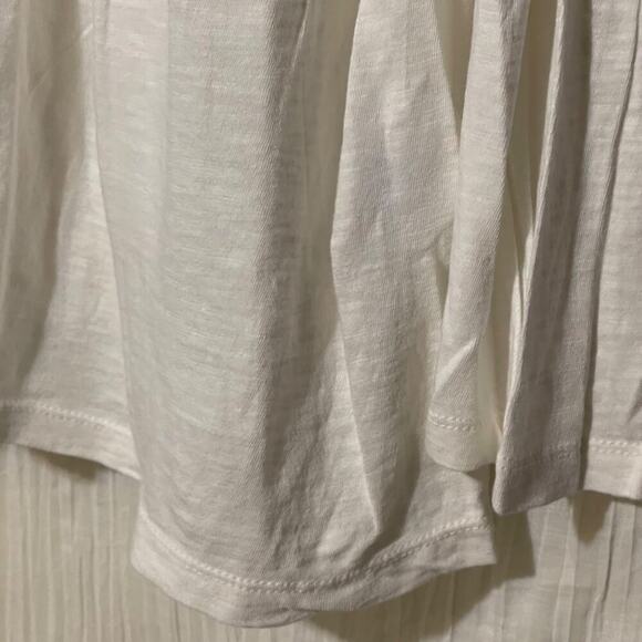 Style & Co NWT Knit Shirt Women's Size Large Henley  Smocked Cotton Blend - Picture 7 of 13